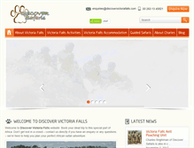 Tablet Screenshot of discovervictoriafalls.com